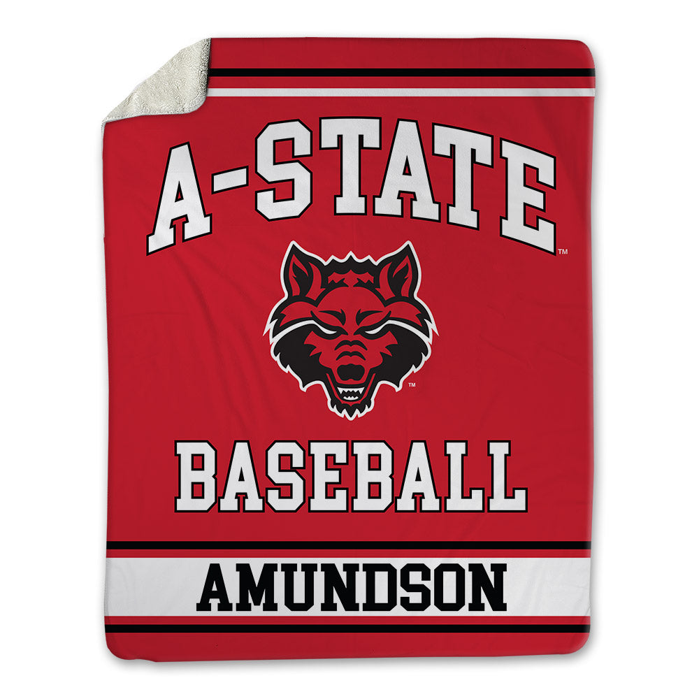 Arkansas State - NCAA Baseball : Kaden Amundson - Blanket-0