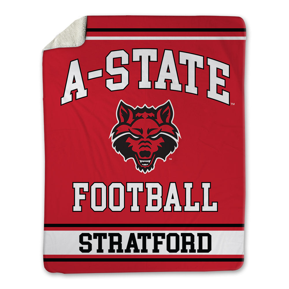 Arkansas State - NCAA Football : Chace Stratford - Blanket-0