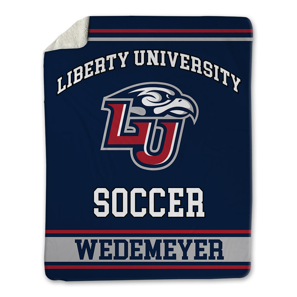 Liberty - NCAA Women's Soccer : Isabella Wedemeyer - Blanket-0