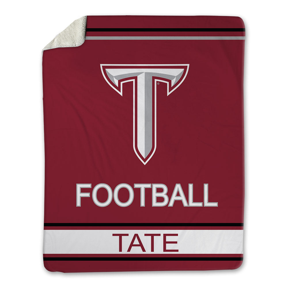 Troy - NCAA Football : Kristian Tate - Blanket-1