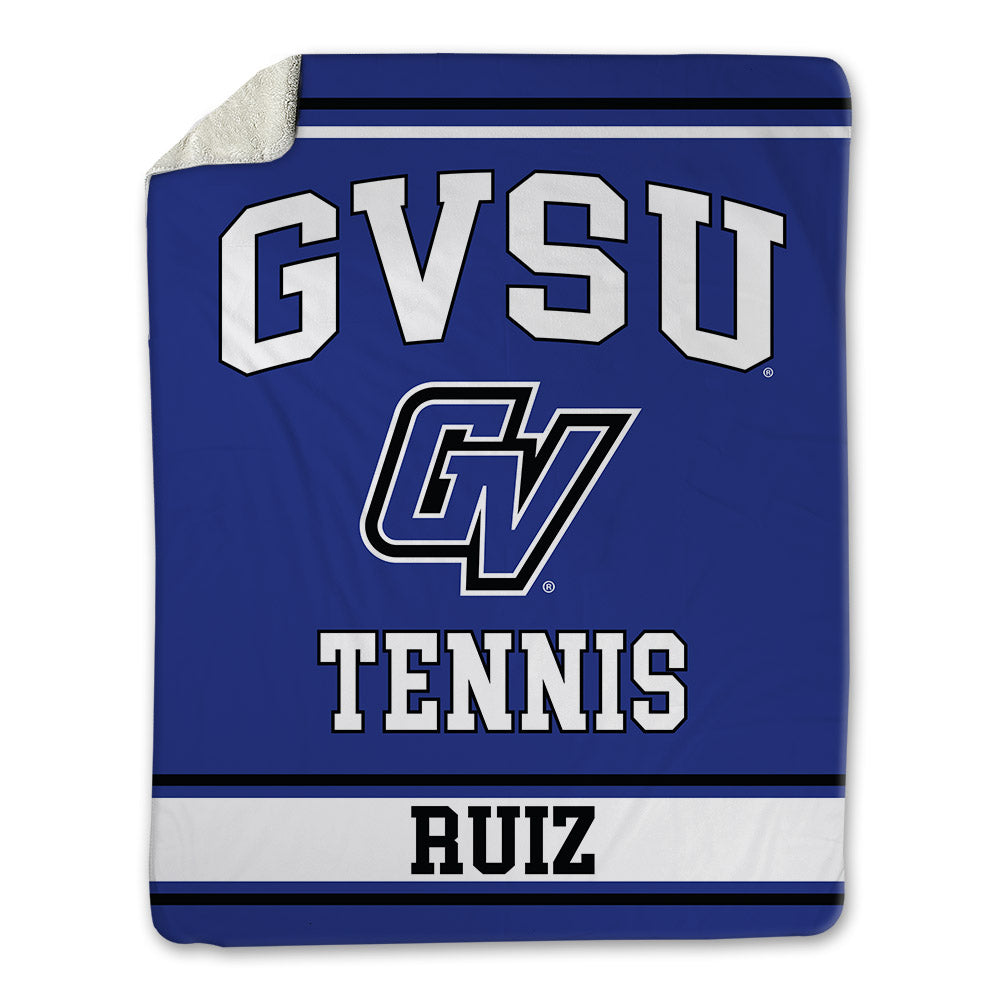 Grand Valley - NCAA Men's Tennis : Jorge Ruiz - Blanket-0