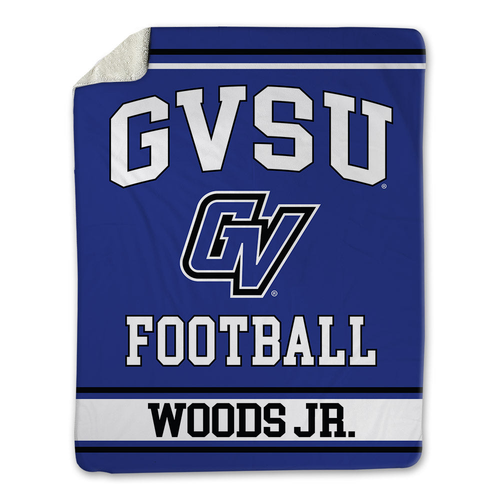 Grand Valley - NCAA Football : Derrick Woods Jr. - Blanket-0