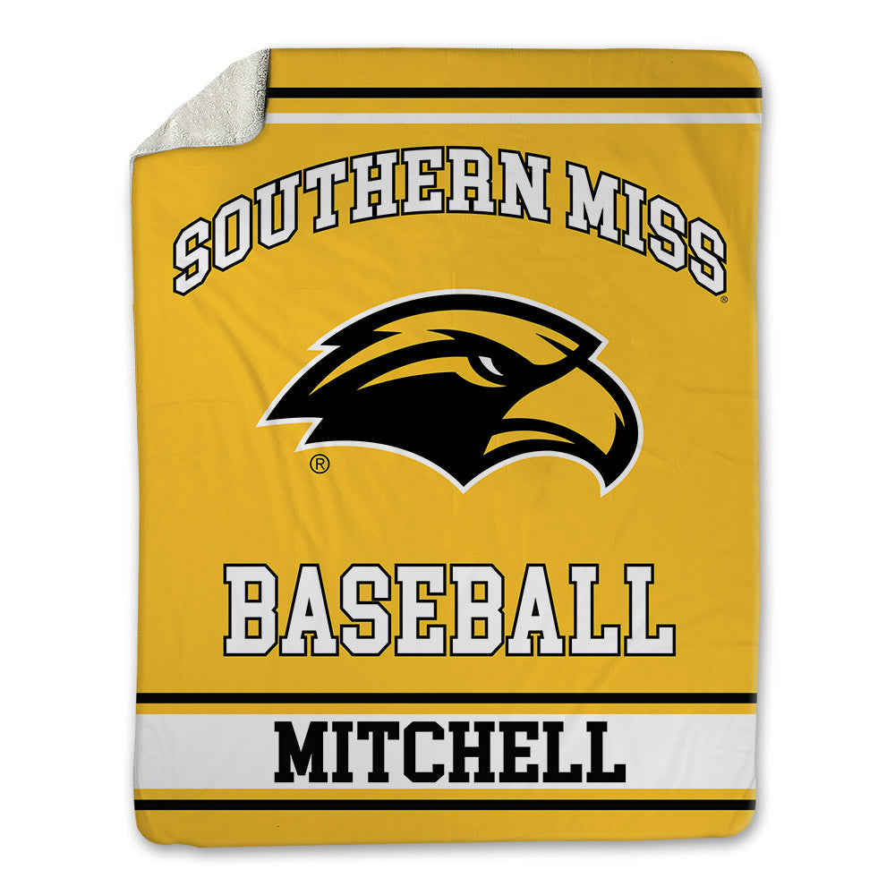 Southern Miss - NCAA Baseball : Samuel Mitchell - Blanket-0
