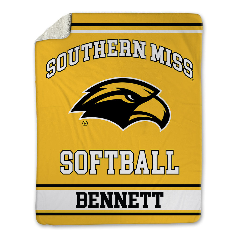 Southern Miss - NCAA Softball : Kayce Bennett - Blanket-0