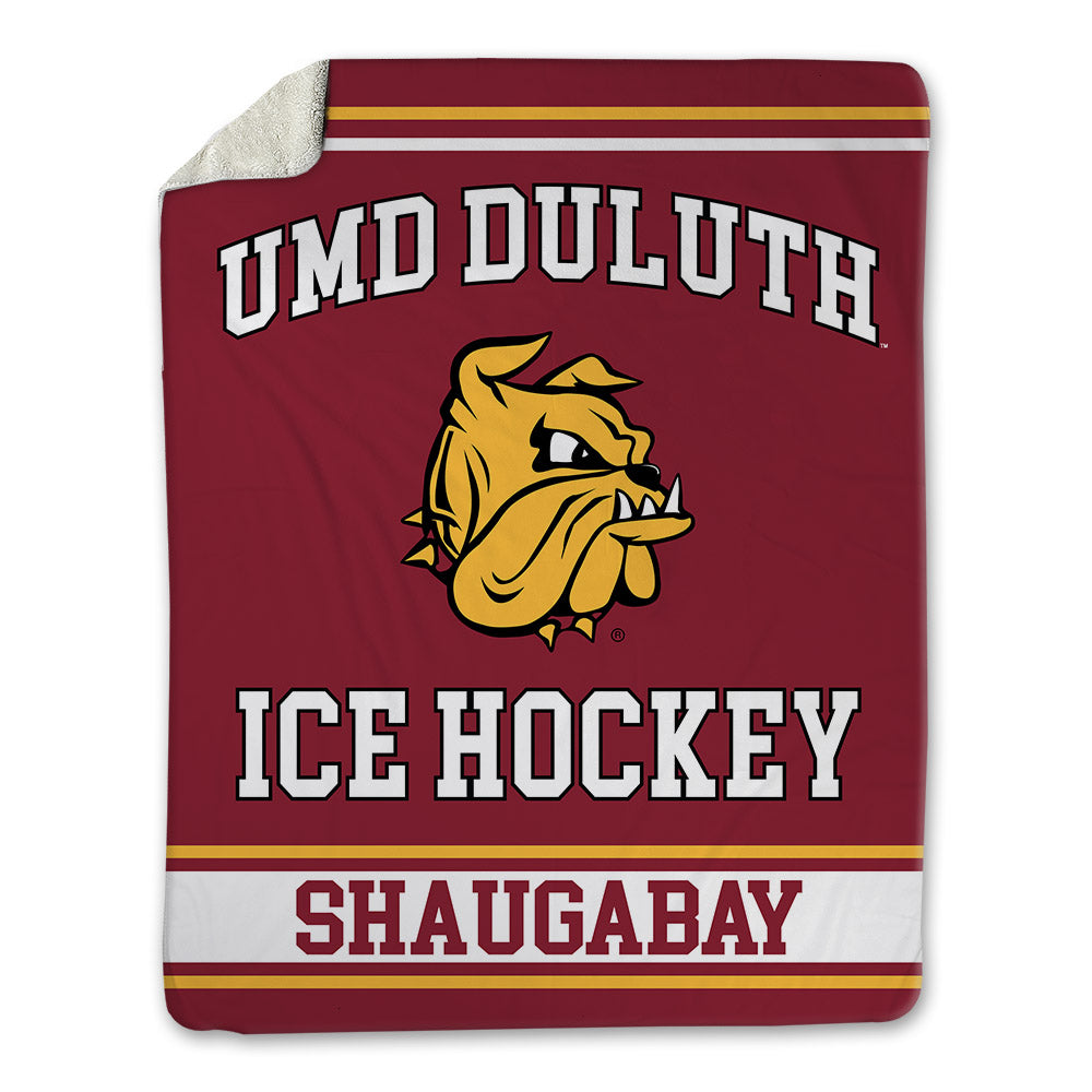 UMN Duluth - NCAA Men's Ice Hockey : Jayson Shaugabay - Blanket-0