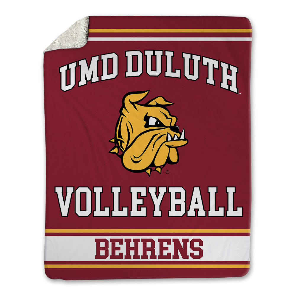 UMN Duluth - NCAA Women's Volleyball : Kendra Behrens - Blanket-0