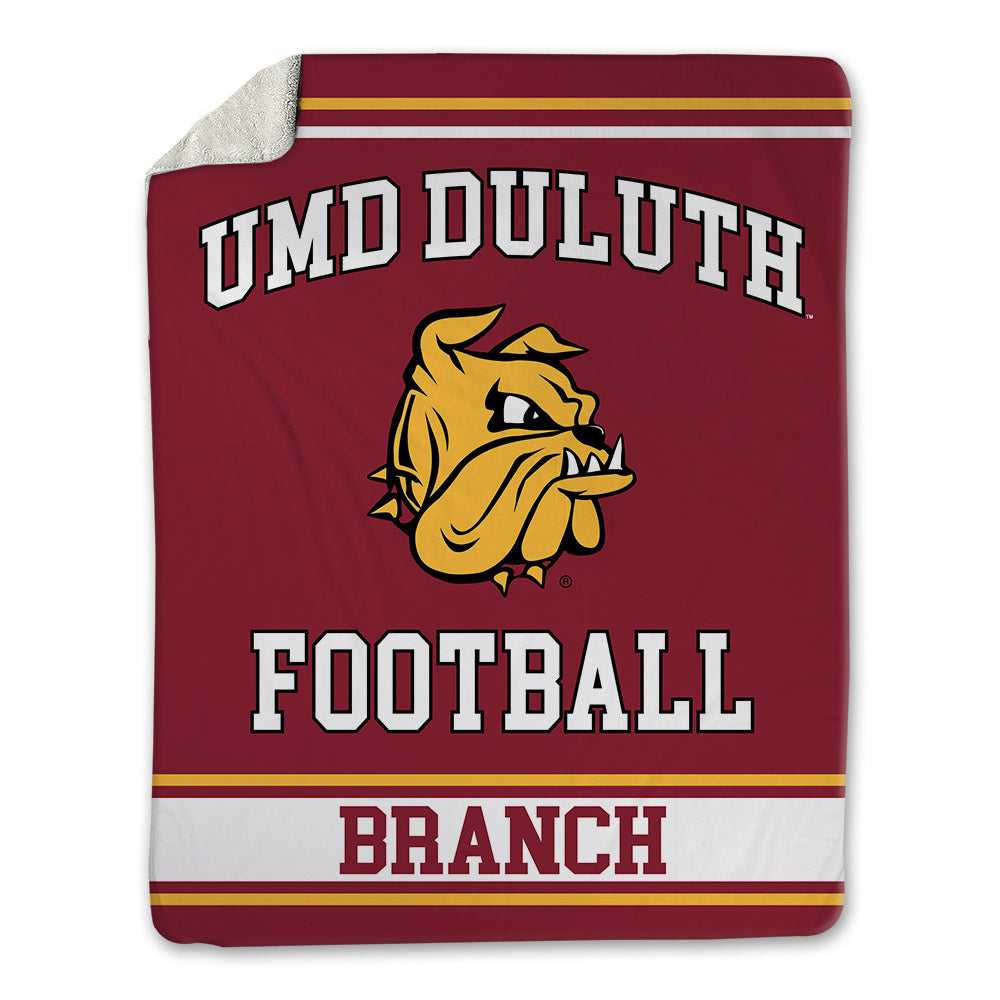 UMN Duluth - NCAA Football : Nate Branch - Blanket-0