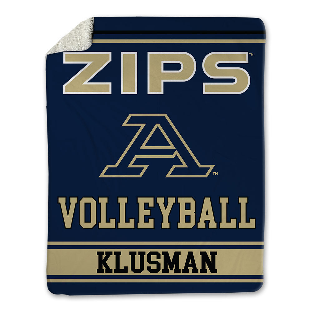 Akron - NCAA Women's Volleyball : Ruby Klusman - Blanket-0