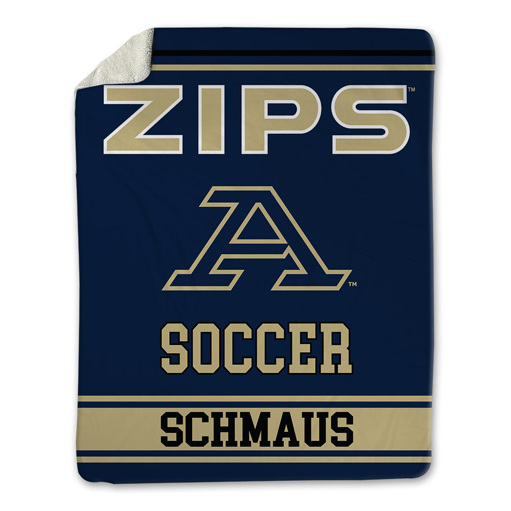 Akron - NCAA Men's Soccer : Malte Schmaus - Blanket-0