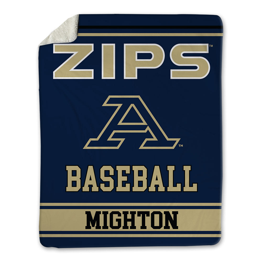 Akron - NCAA Baseball : LA Mighton - Blanket-0