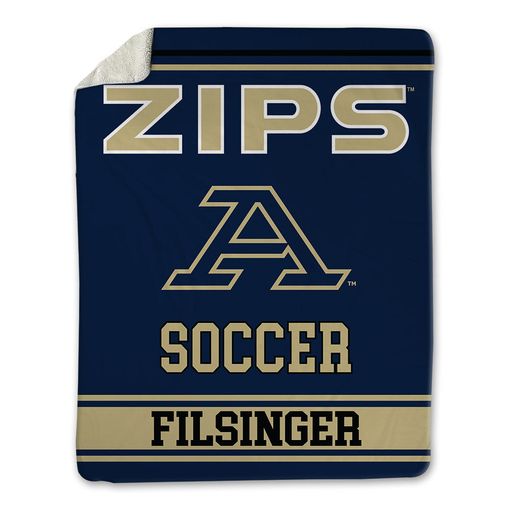 Akron - NCAA Men's Soccer : Connor Filsinger - Blanket-0