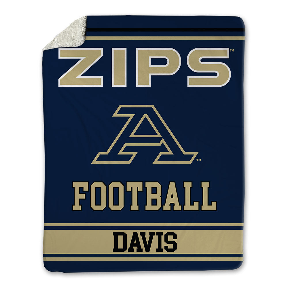 Akron - NCAA Football : Elijah Davis - Blanket-0