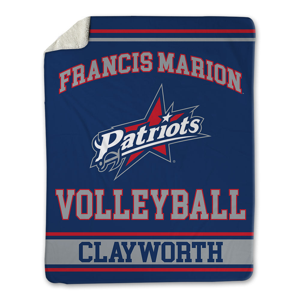 Francis Marion - NCAA Women's Volleyball : Kayla Clayworth - Blanket-0