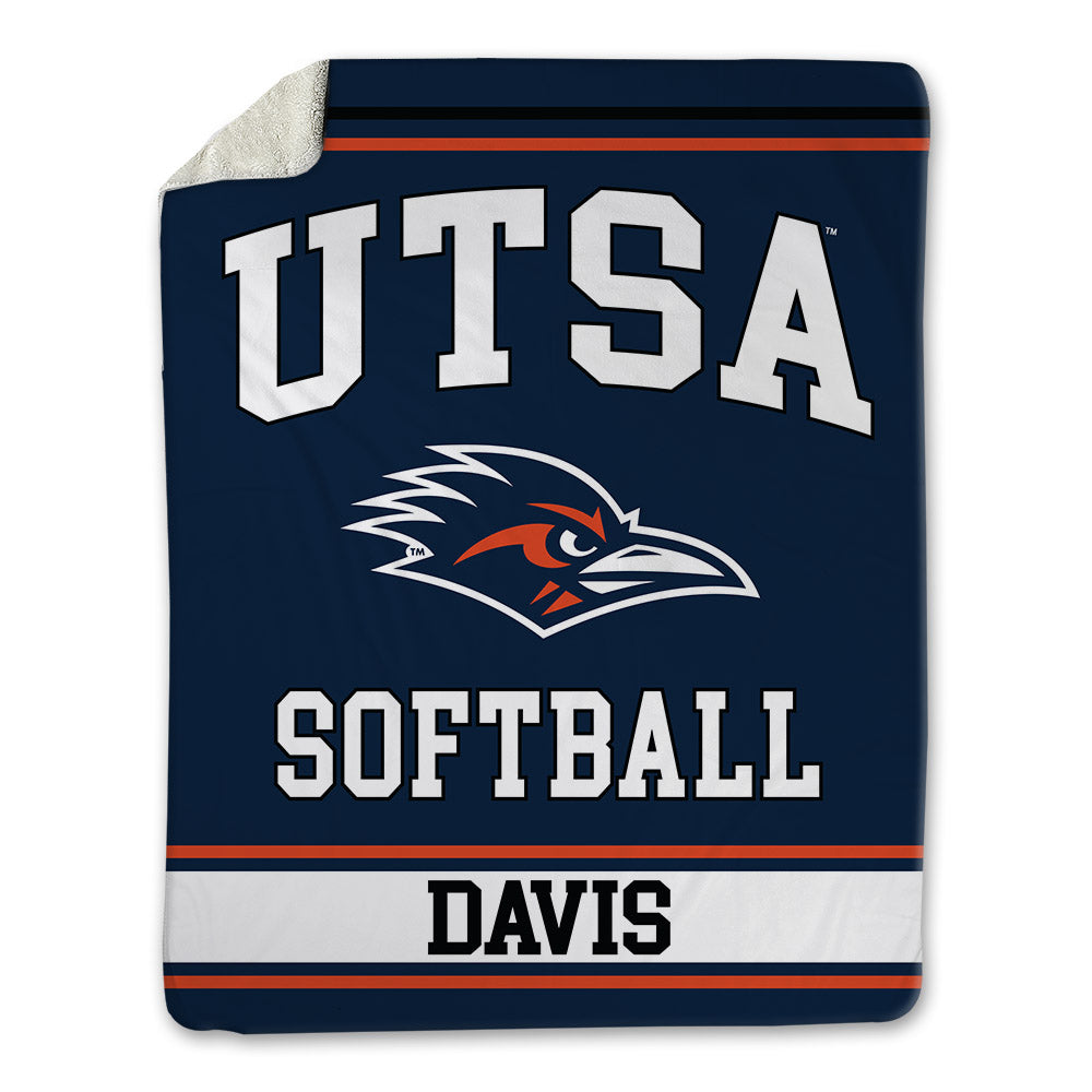 UTSA - NCAA Softball : Lindsey Davis - Blanket-0