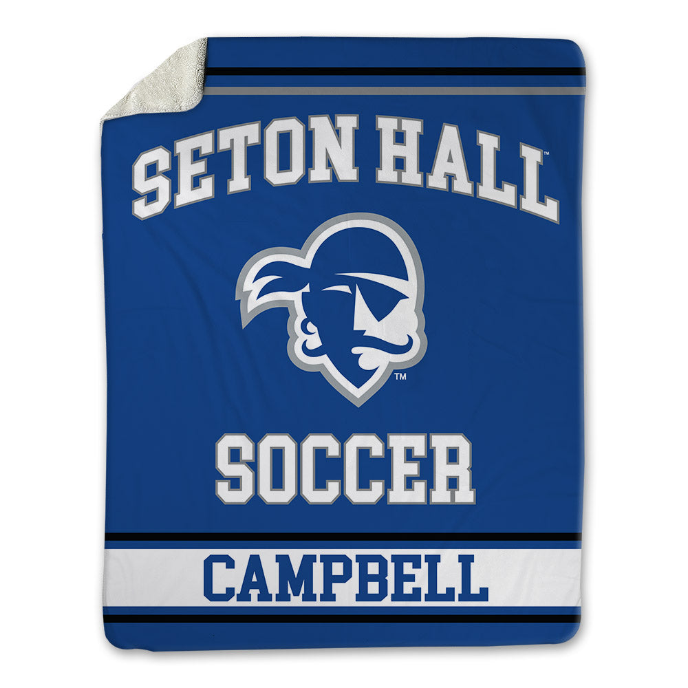 Seton Hall - NCAA Women's Soccer : Sabrina Campbell - Blanket-0