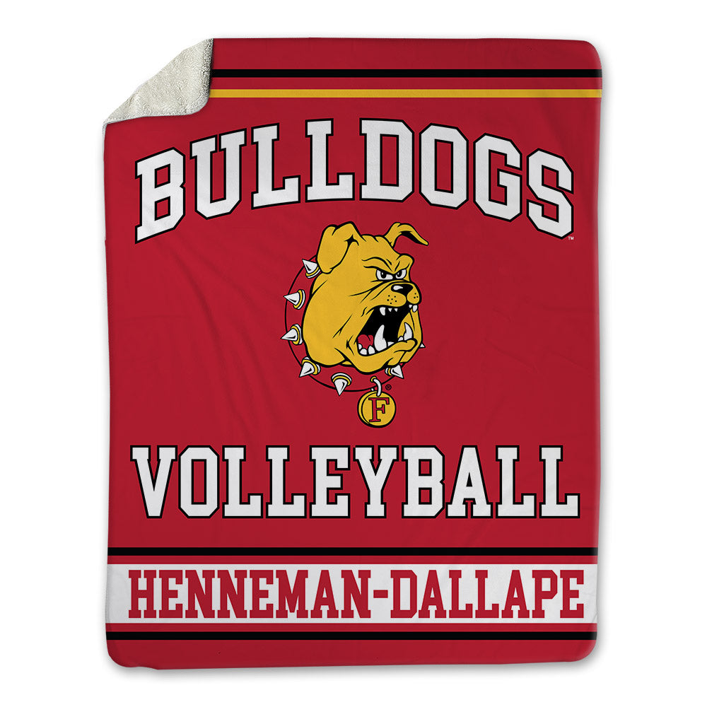 Ferris State - NCAA Women's Volleyball : Olivia Henneman-Dallape - Blanket-0
