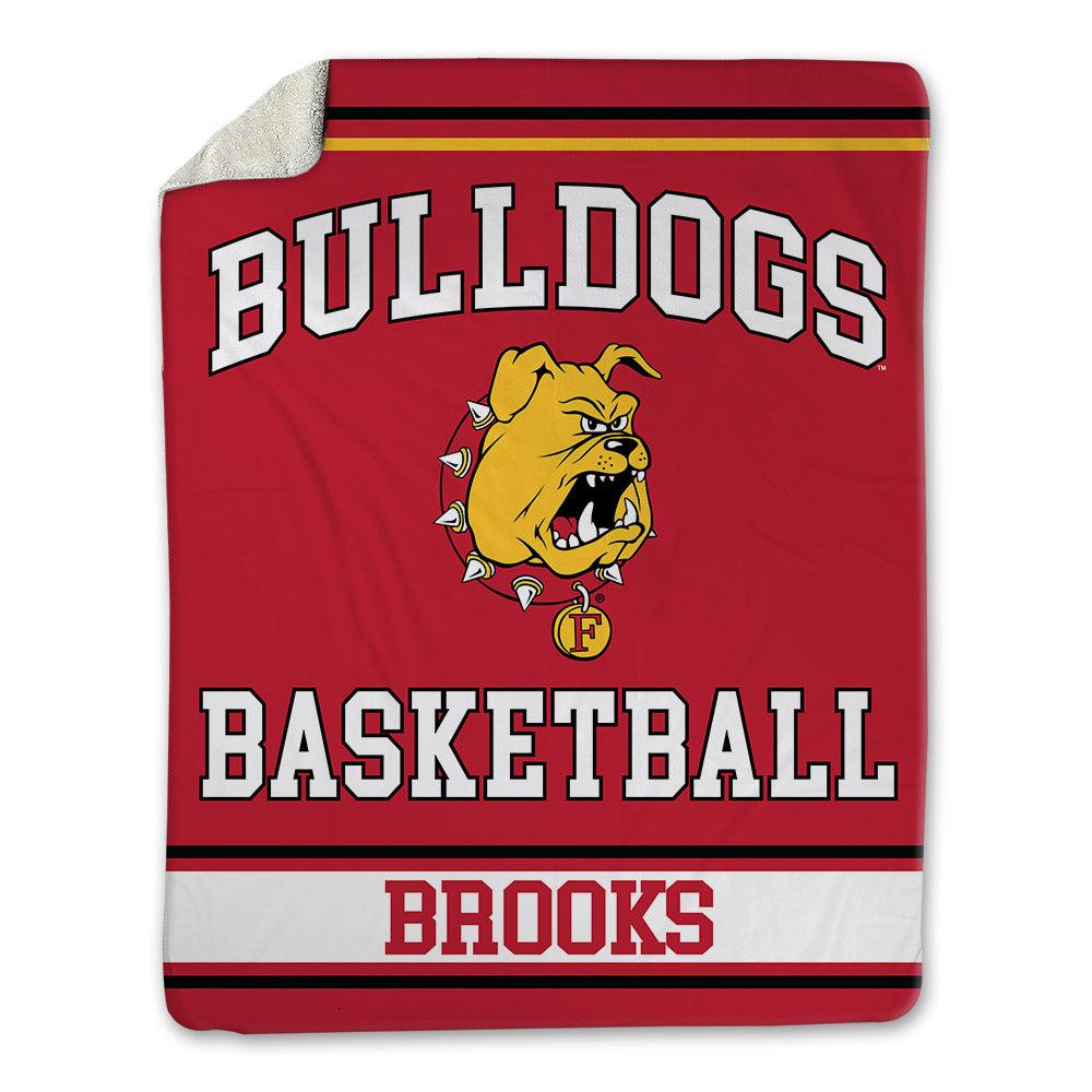 Ferris State - NCAA Men's Basketball : Jorden Brooks - Blanket-0
