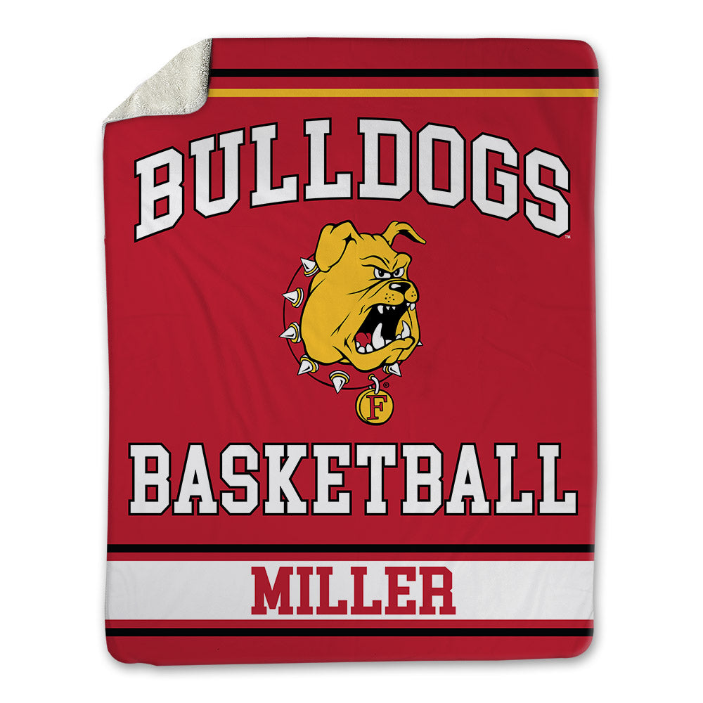 Ferris State - NCAA Women's Basketball : Charlotte Miller - Blanket-0