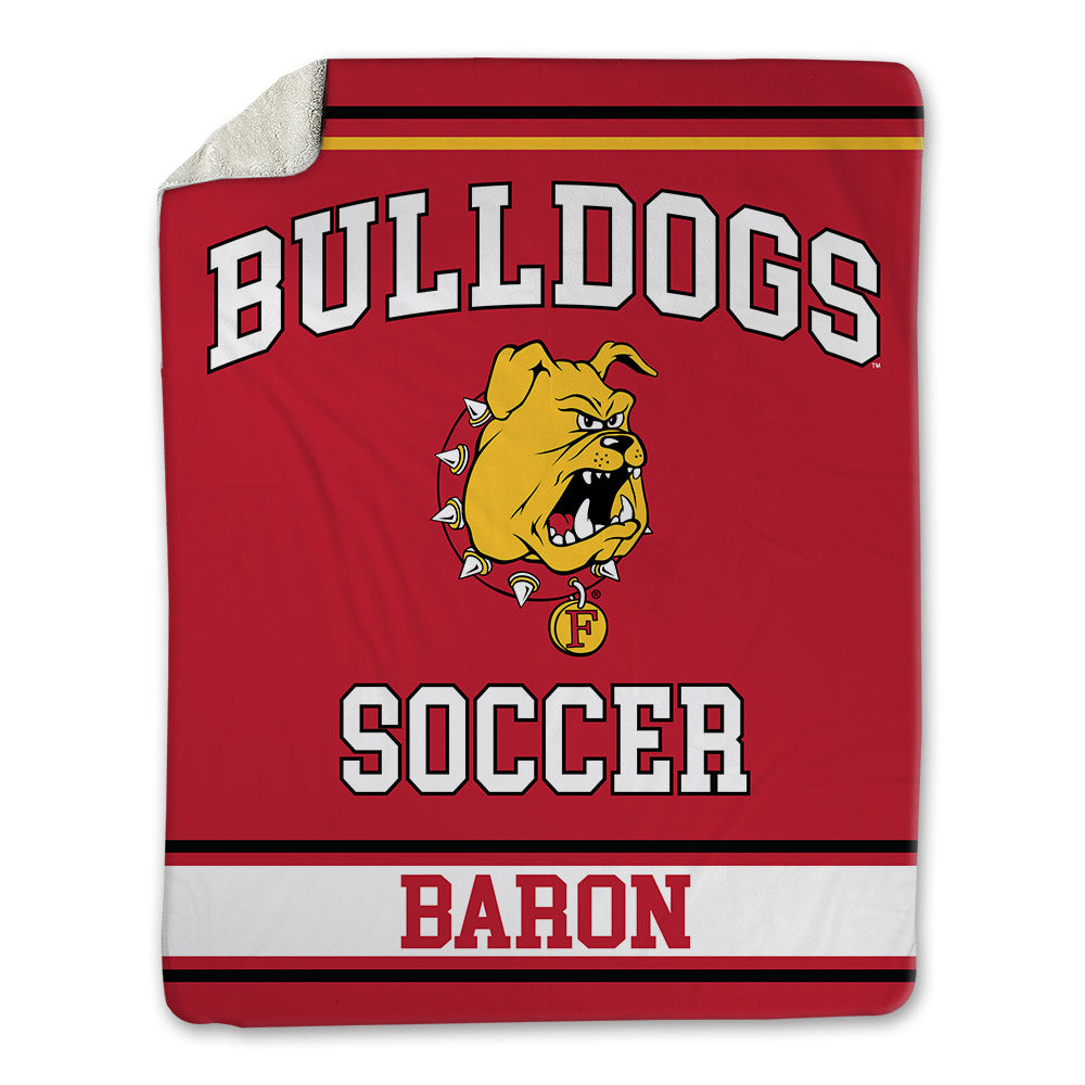 Ferris State - NCAA Women's Soccer : Isabella Baron - Blanket-0