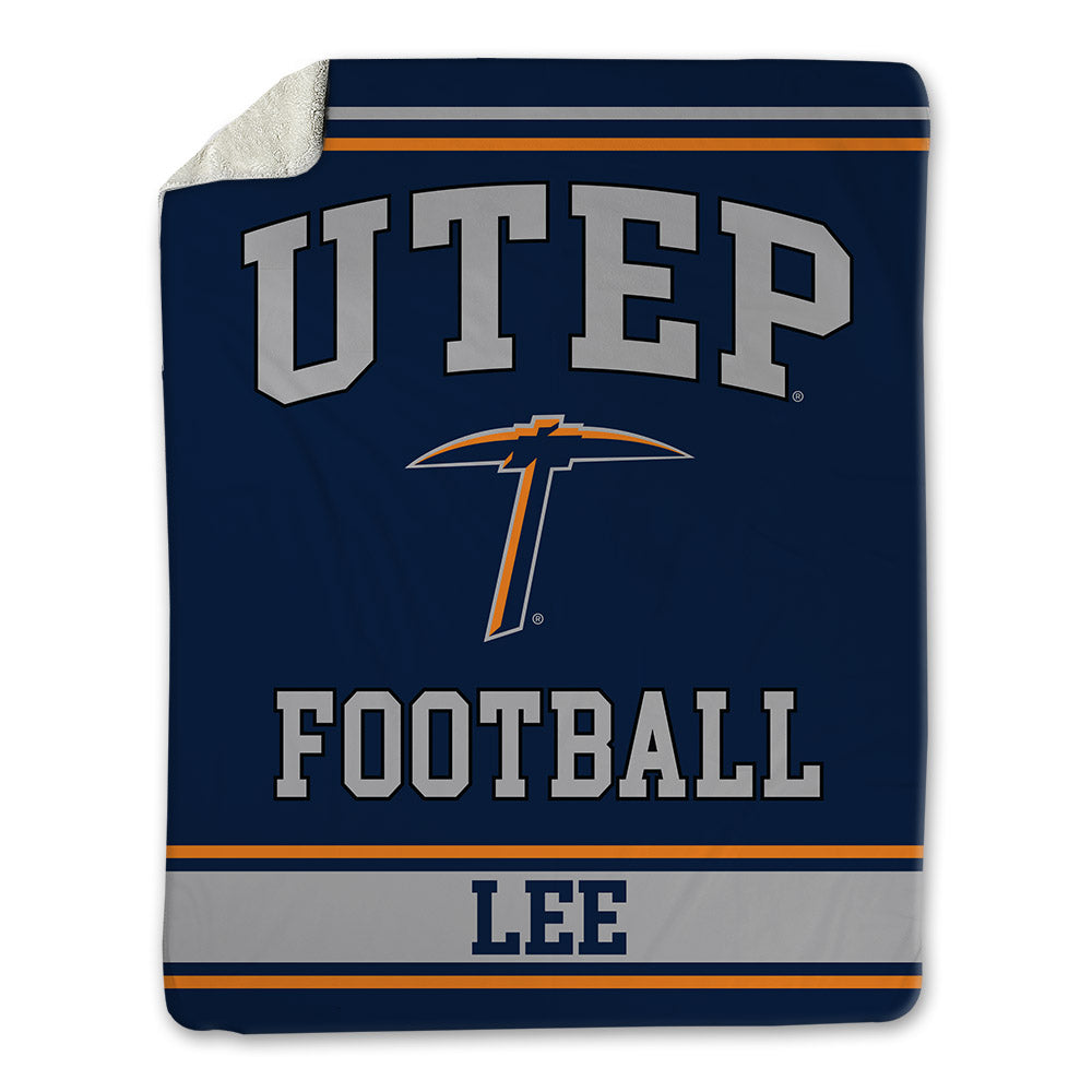 UTEP - NCAA Football : Justin Lee - Blanket-0