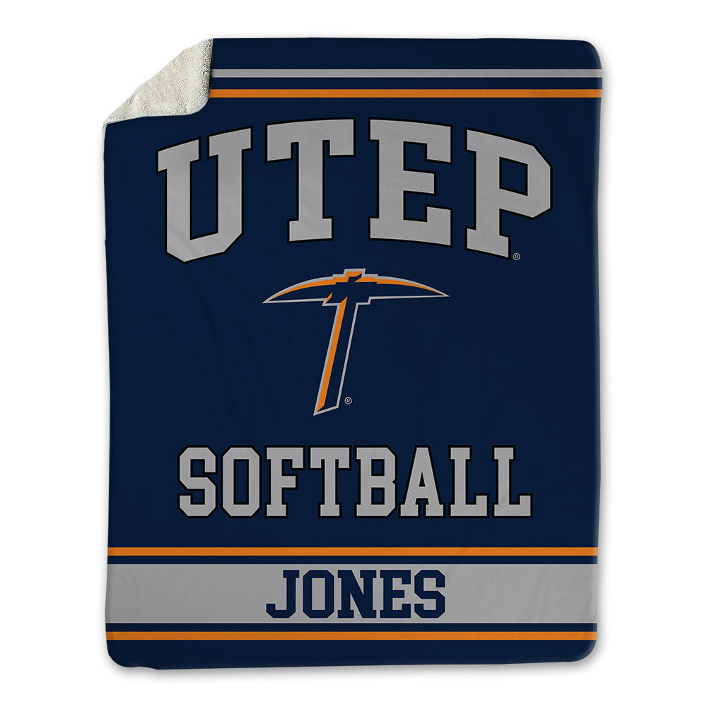 UTEP - NCAA Softball : Hannah Jones - Blanket-0