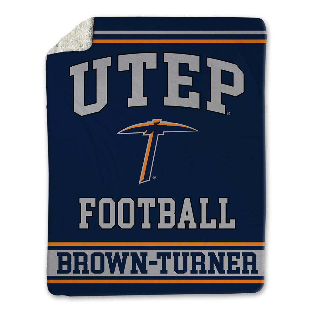 UTEP - NCAA Football : Dylan Brown-Turner - Blanket-0
