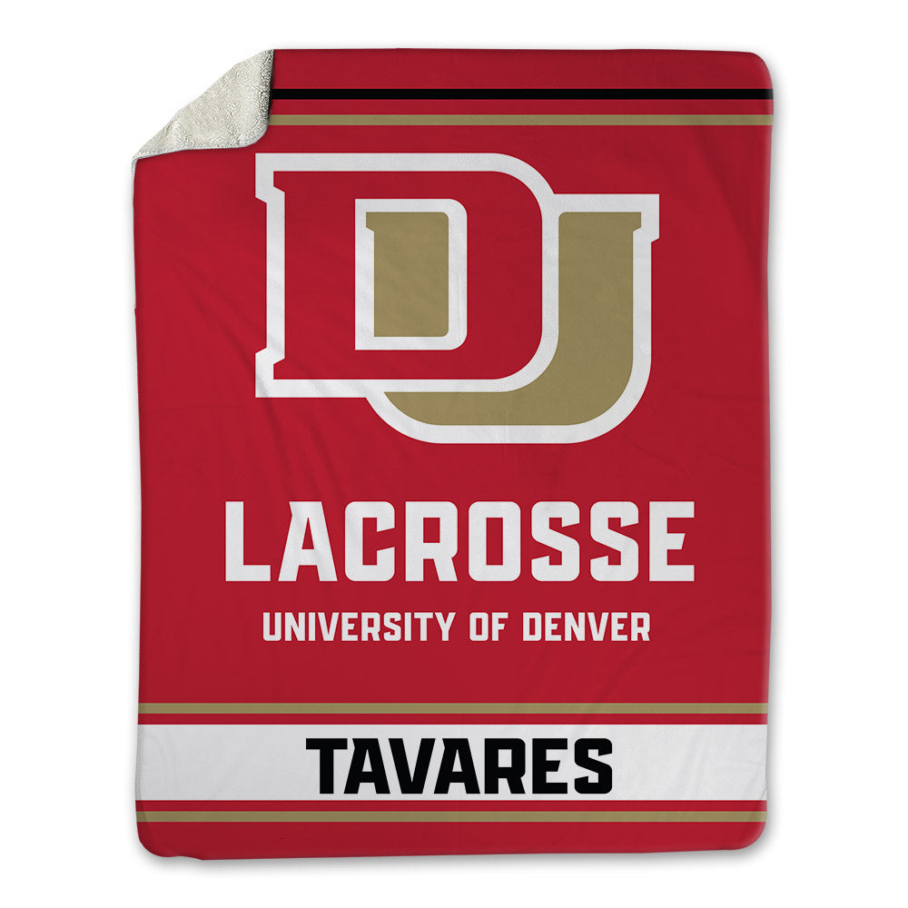DU - NCAA Men's Lacrosse : Justin Tavares - Blanket-0