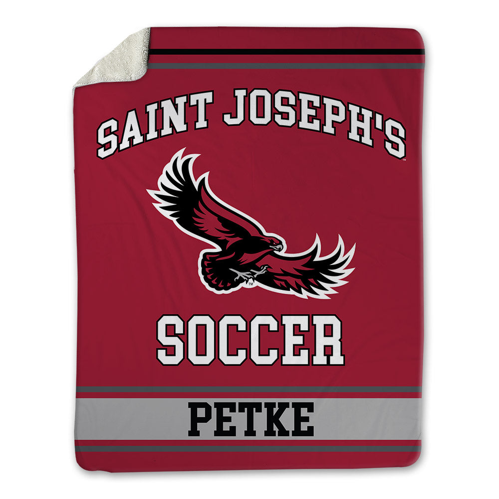 St. Joe's - NCAA Men's Soccer : Dylan Petke - Blanket-0