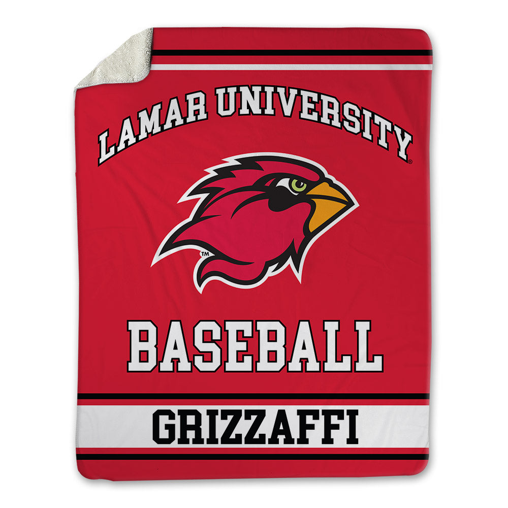 Lamar - NCAA Baseball : Bryce Grizzaffi - Blanket-0