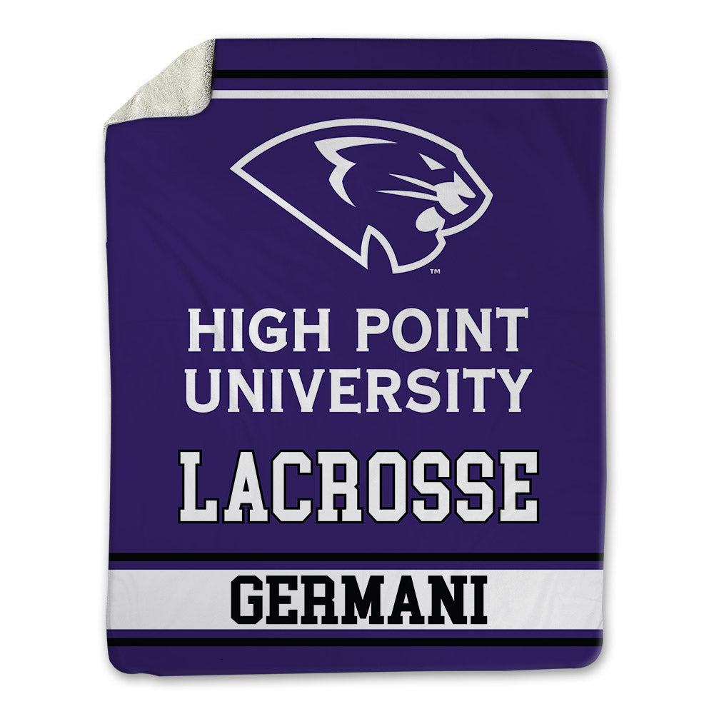 High Point - NCAA Women's Lacrosse : Bella Germani - Blanket-0