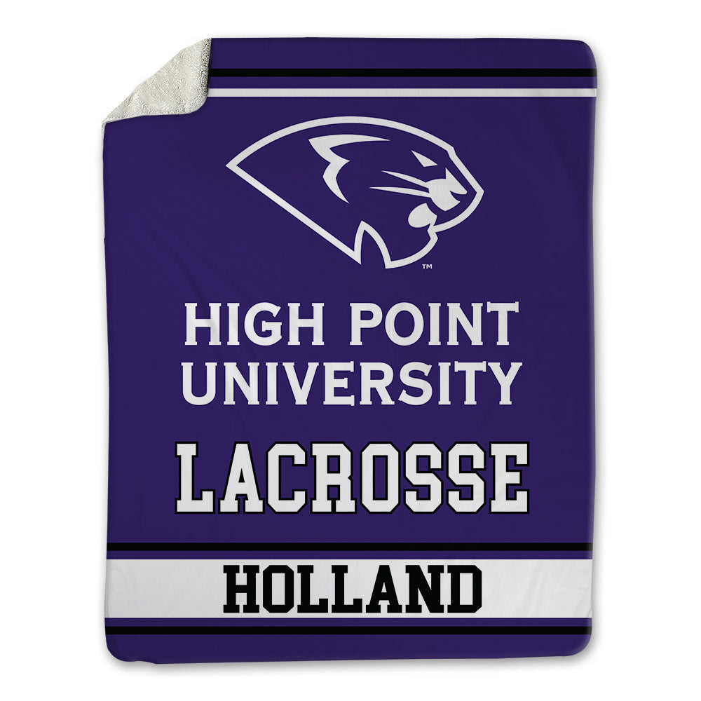 High Point - NCAA Men's Lacrosse : Heath Holland - Blanket-0