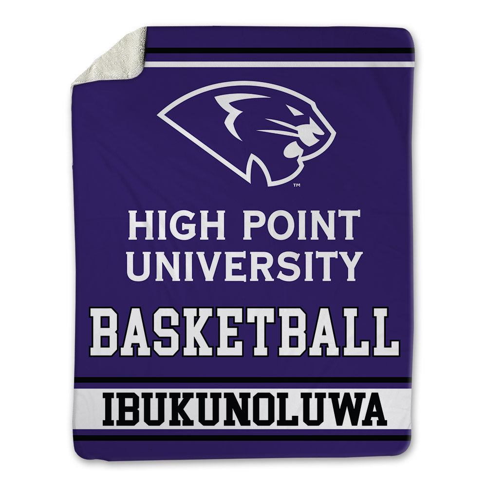 High Point - NCAA Men's Basketball : Josh Ibukunoluwa - Blanket-0