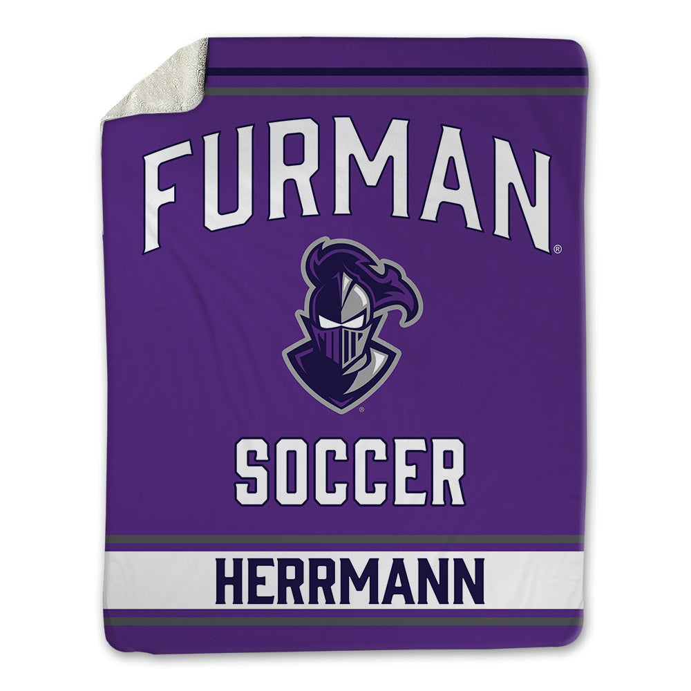 Furman - NCAA Women's Soccer : Ellie Herrmann - Blanket-0