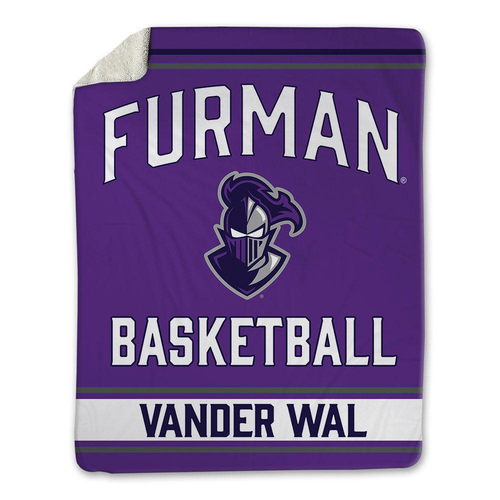 Furman - NCAA Men's Basketball : Ben Vander Wal - Blanket-0