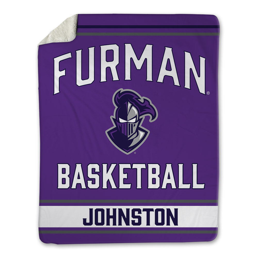 Furman - NCAA Men's Basketball : Charles Johnston - Blanket-0