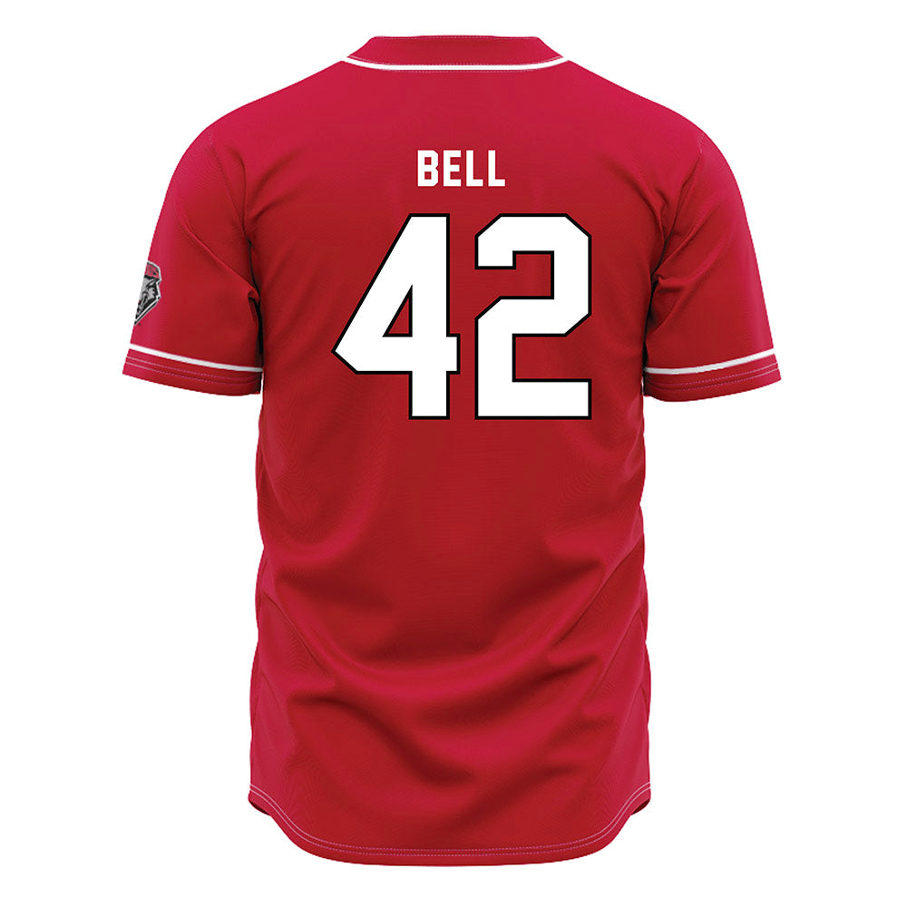 New Mexico - NCAA Baseball : Blake Bell - Red Jersey-1