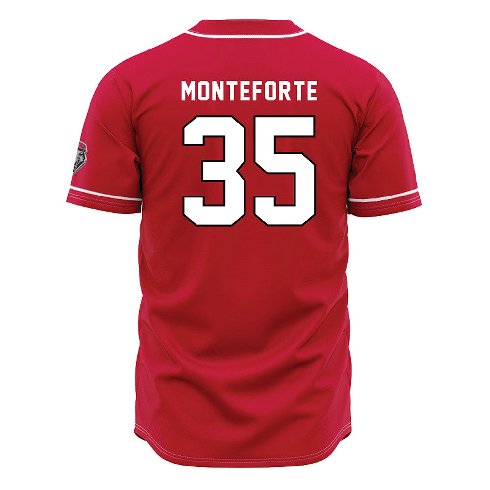 New Mexico - NCAA Baseball : Presley Monteforte - Red Jersey-1