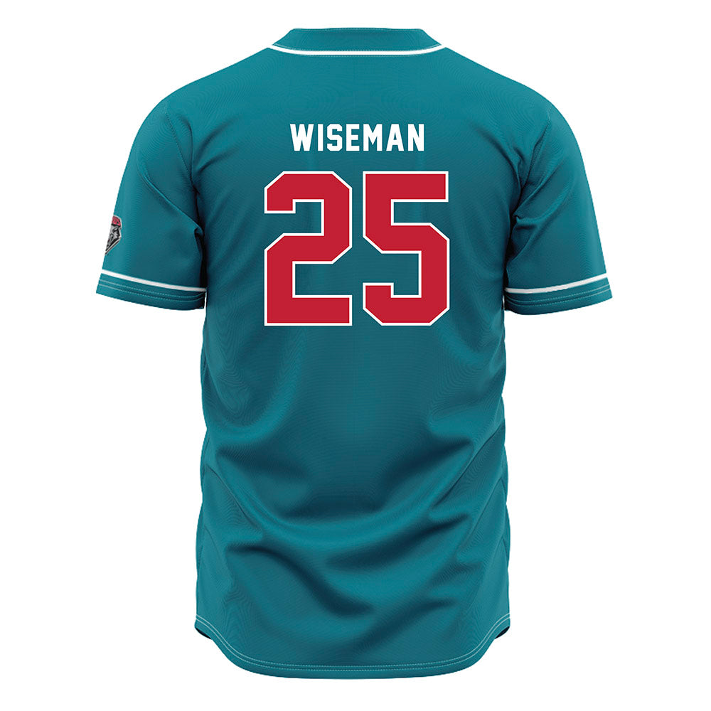 New Mexico - NCAA Baseball : Luke Wiseman - Blue Jersey-1