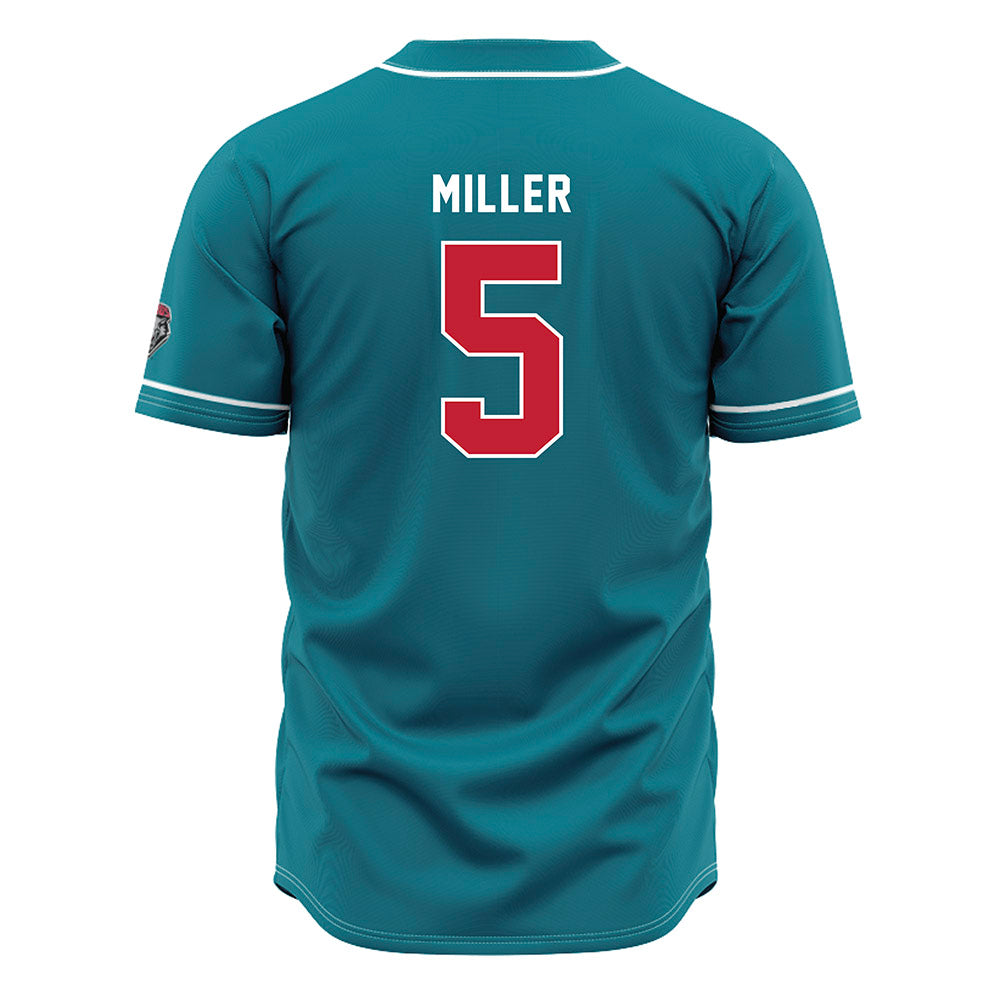 New Mexico - NCAA Baseball : Shane Miller - Blue Jersey-1