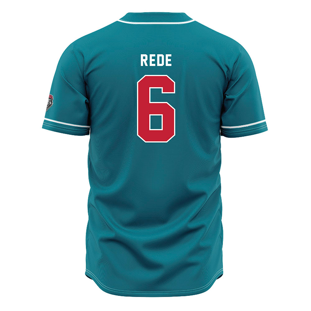 New Mexico - NCAA Baseball : Garrett Rede - Blue Jersey-1