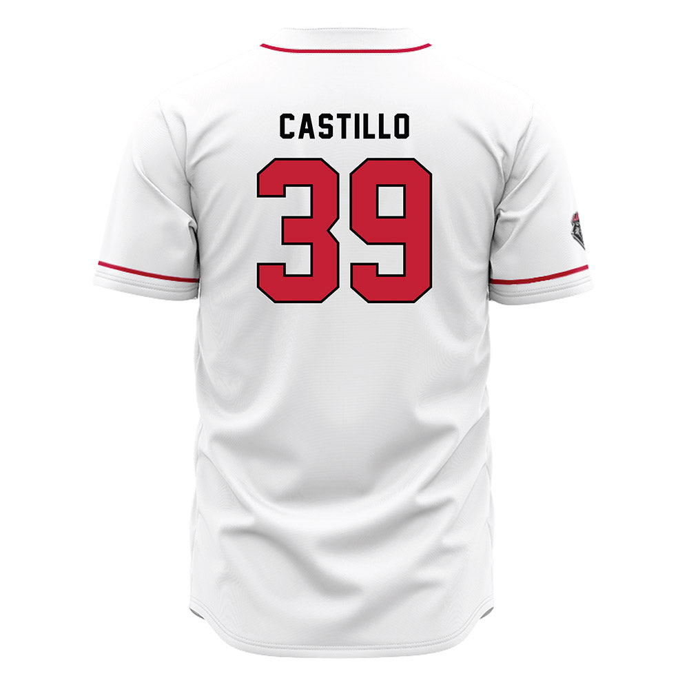 New Mexico - NCAA Baseball : Ryan Castillo - White Jersey-1