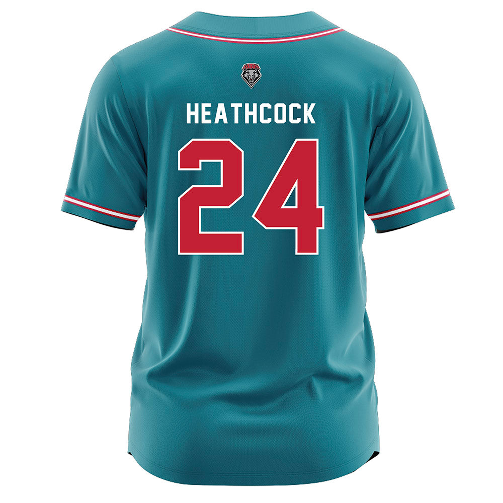 New Mexico - NCAA Softball : Georgia Heathcock - Teal Jersey-1