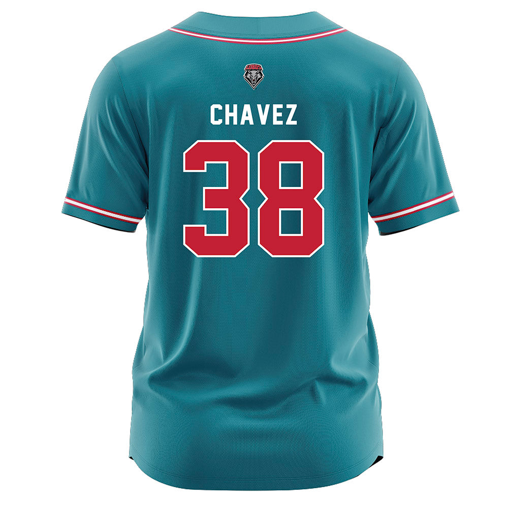 New Mexico - NCAA Softball : Keyannah Chavez - Teal Jersey-1