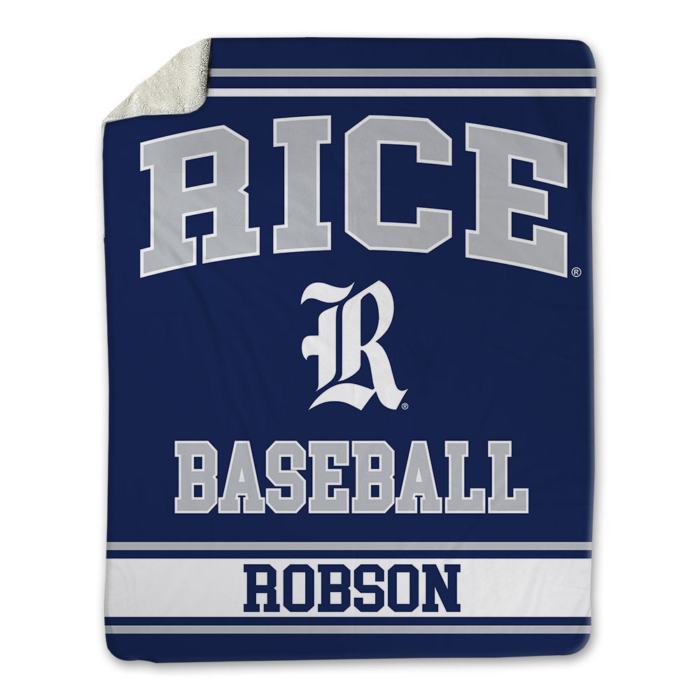 Rice - NCAA Baseball : Colin Robson - Blanket-0