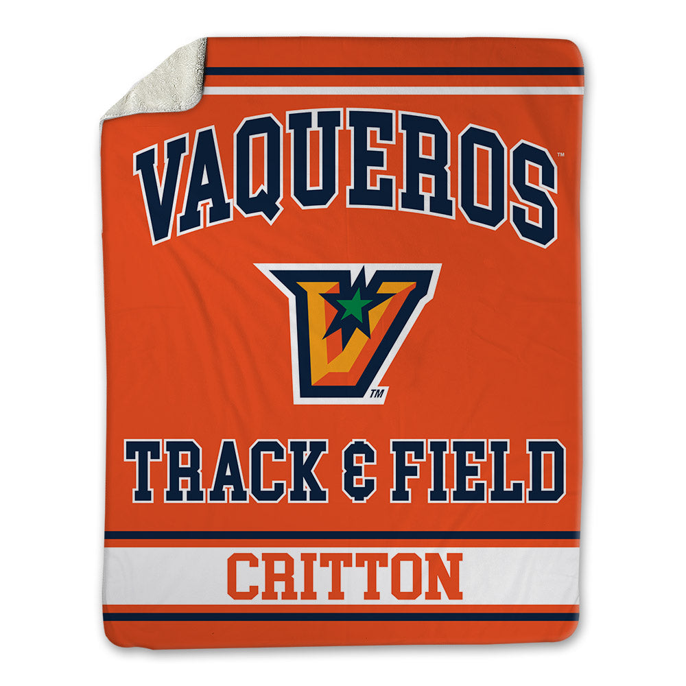 UTRGV - NCAA Men's Track & Field : Jaylen Critton - Blanket-0