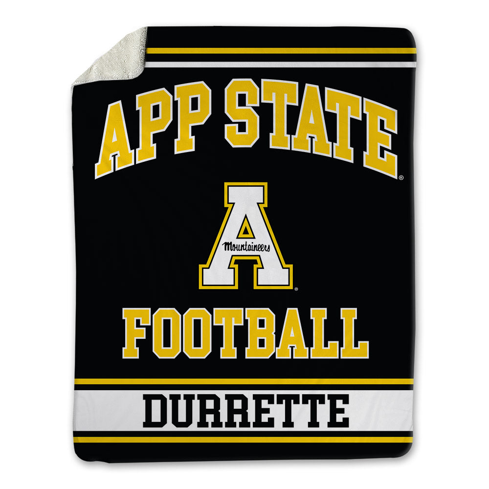 App State - NCAA Football : Damien Durrette - Blanket-0