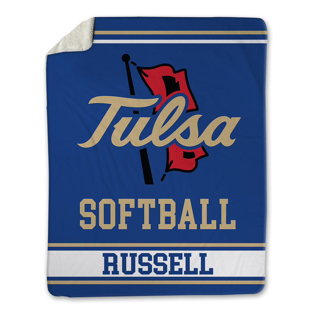 Tulsa - NCAA Softball : Faith Russell - Blanket-0