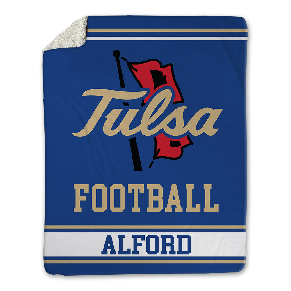 Tulsa - NCAA Football : Andrew Alford - Blanket-0