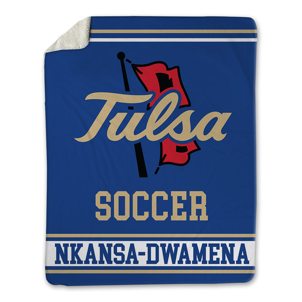 Tulsa - NCAA Men's Soccer : Nick Nkansa-Dwamena - Blanket-0