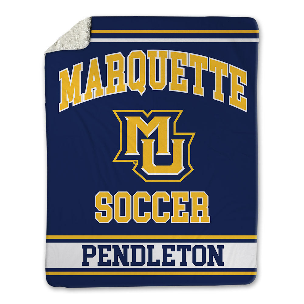Marquette - NCAA Men's Soccer : Nico Pendleton - Blanket-0